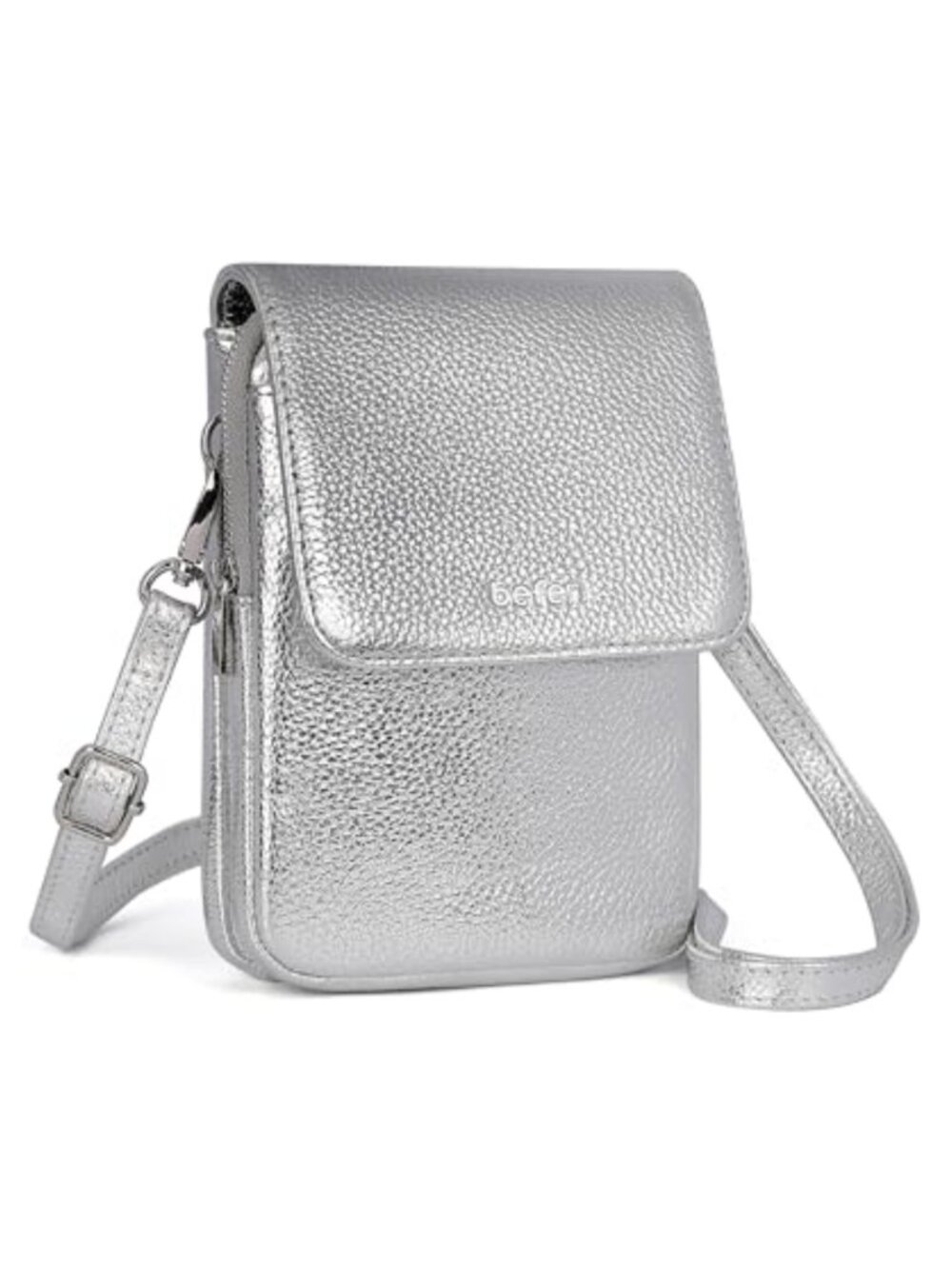 Genuine Leather Small Crossbody Bag RFID Blocking Card Slots
